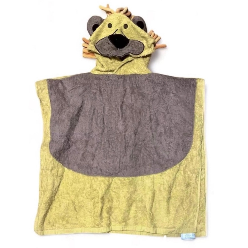 Kids Baby Bath Towel Hooded Wrap Toddler Bathrobe Soft Cute Lion Animal Towel